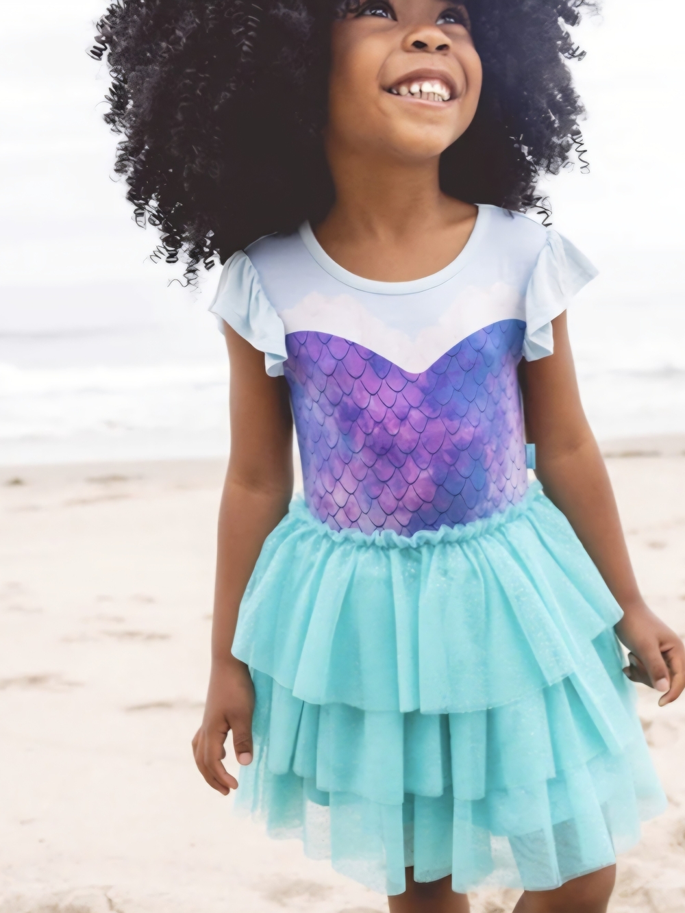 Posh Peanut Disney Princess Ariel Tulle Dress 5T/6T NIB